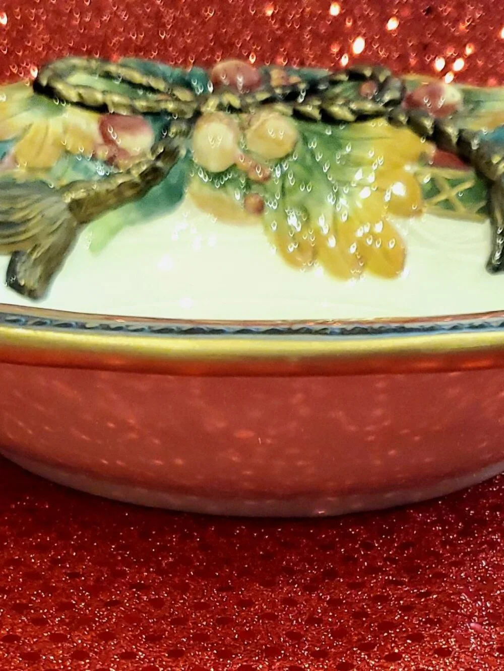 Fitz and Floyd serving motif approx